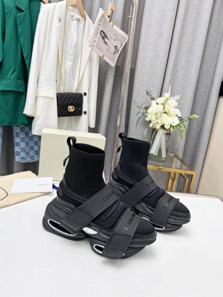 Balmain B-Bold High-Top Black