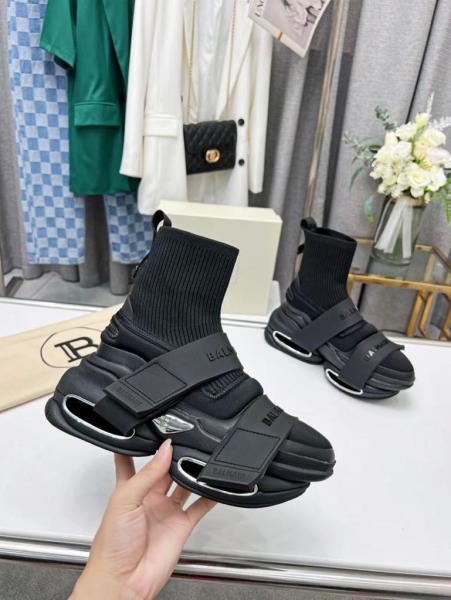 Balmain B-Bold High-Top Black
