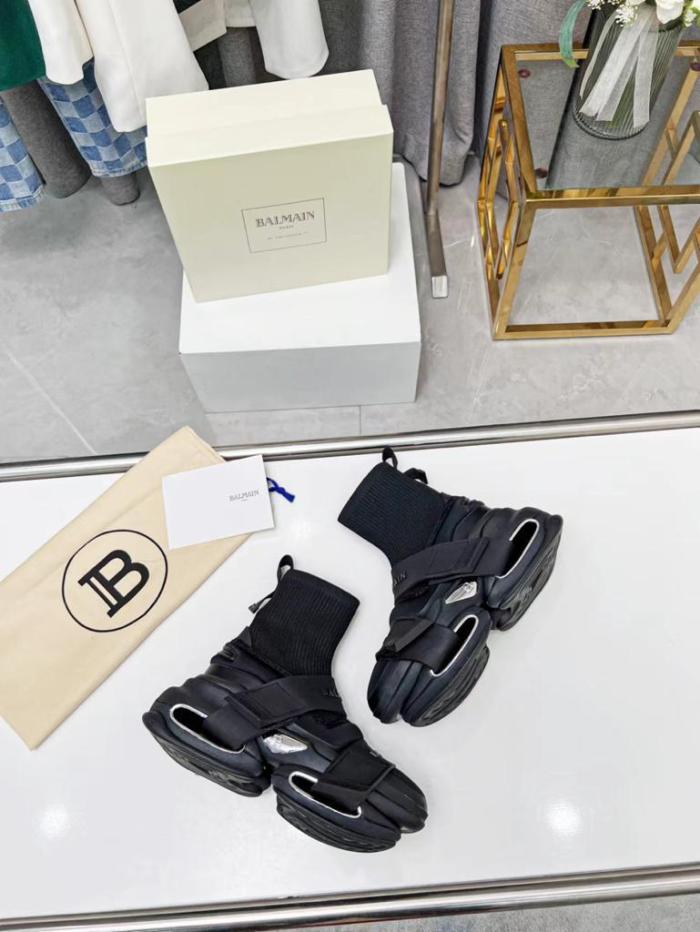 Balmain B-Bold High-Top Black