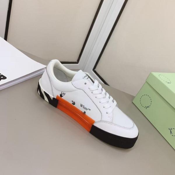OFF-WHITE Vulcanized Low Canvas White Black