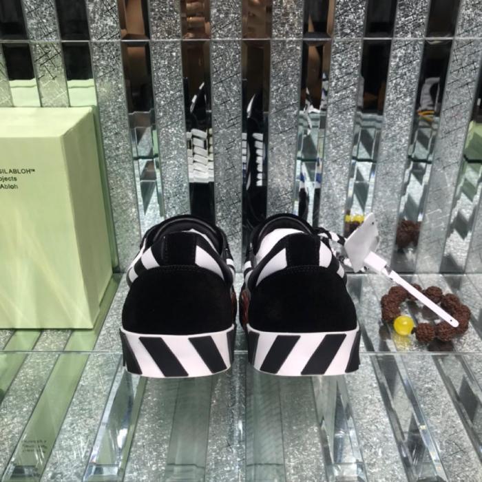 OFF-WHITE Vulc Low Black Blue Arrow