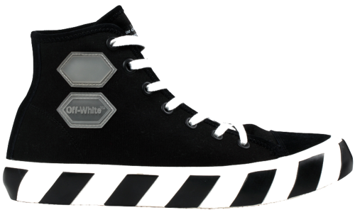 OFF-WHITE Vulcanized Hi Black Striped