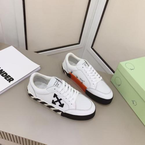 OFF-WHITE Vulcanized Low Canvas White Black