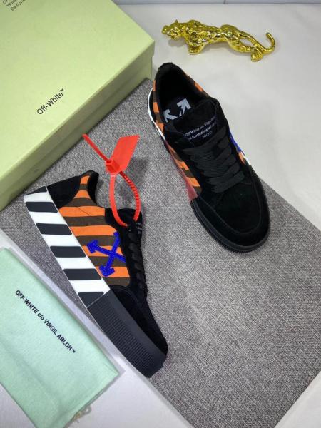 Off-White Low Vulc Black Orange