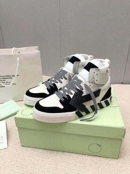 OFF-WHITE Vulc High White Black
