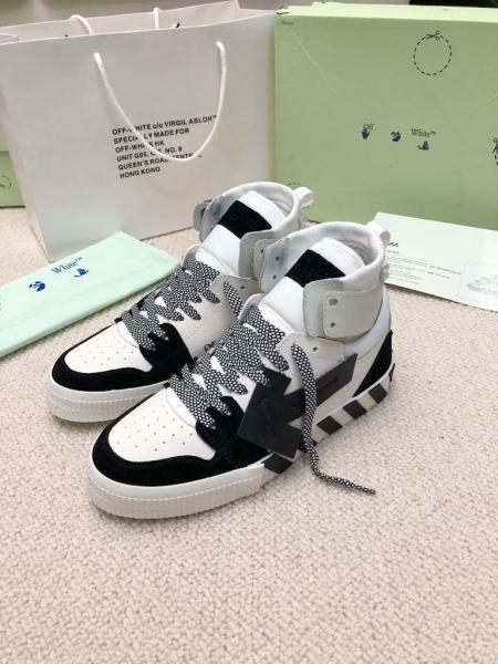OFF-WHITE Vulc High White Black