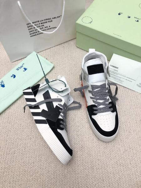 OFF-WHITE Vulc High White Black