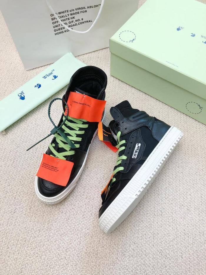 OFF-WHITE Off Court 3.0 Black Neon Green Orange