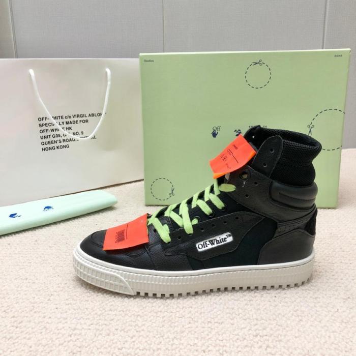OFF-WHITE Off Court 3.0 Black Neon Green Orange