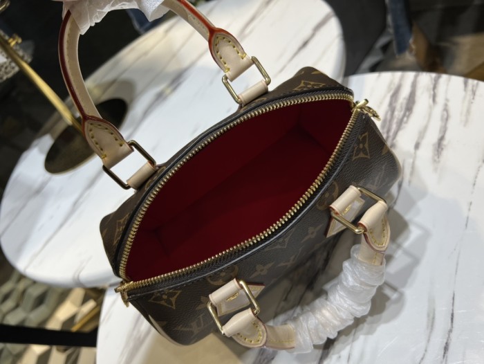 LOUIS VUITTON Speedy Bandouliere 20 Monogram Brown/Black M45957 size 20*12*13 cm