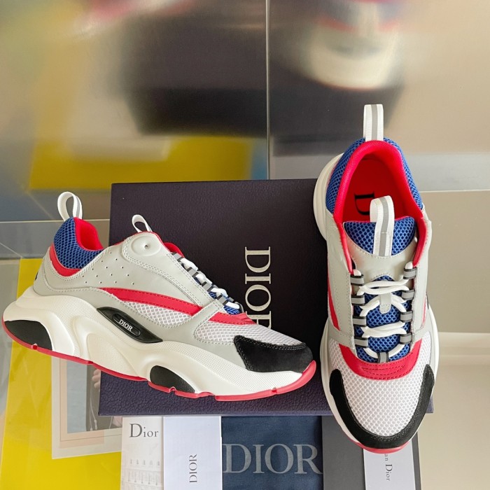 Dior B22 White Red Blue