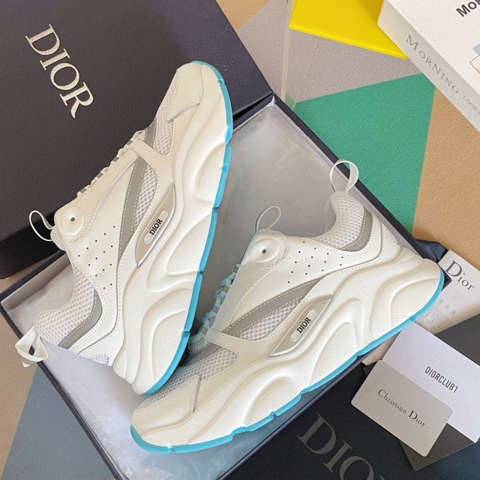 Dior B22 White Silver Blue