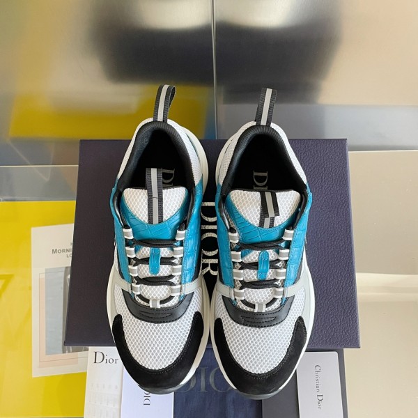 Dior B22 Light Blue Croc