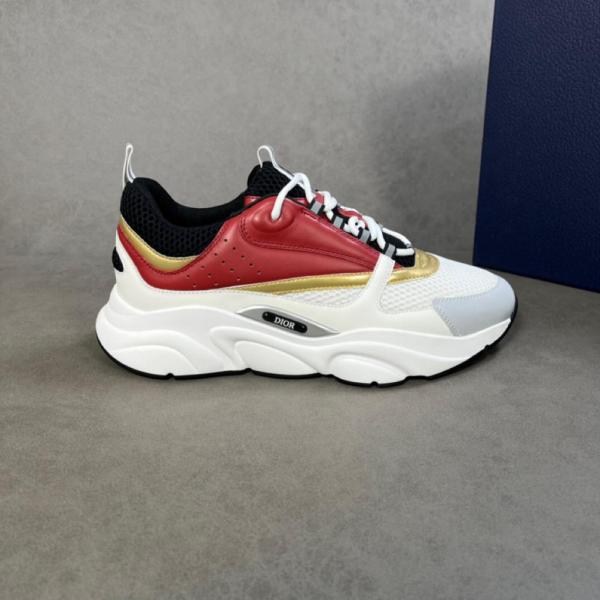 Dior B22 White Black Burgundy Gold