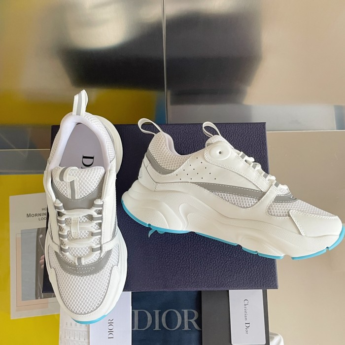 Dior B22 White Silver Blue