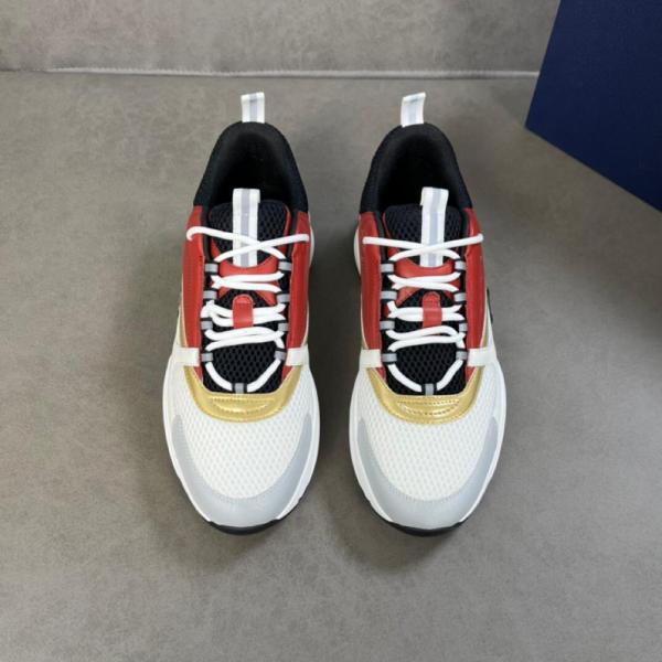 Dior B22 White Black Burgundy Gold