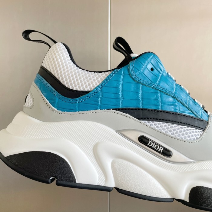 Dior B22 Light Blue Croc