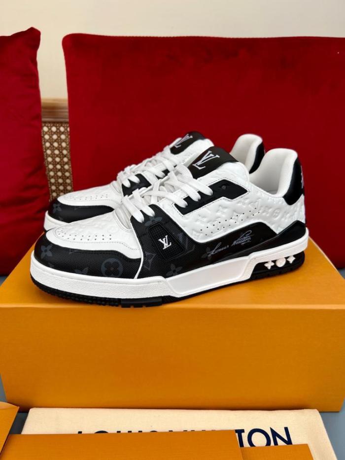 Louis Vuitton LV Trainer #54 Black White
