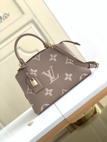Louis Vuitton Petit Palais Empreinte Leather Dove/Cream M58914 size 29*12.5*18 cm