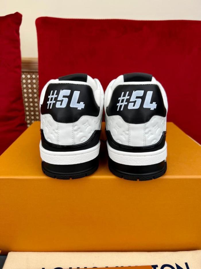 Louis Vuitton LV Trainer #54 Black White