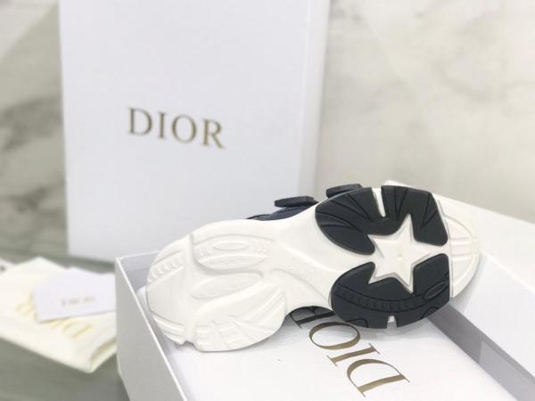 Dior D-Wonder Slide Deep Blue White Dior Oblique Technical Fabric (W)