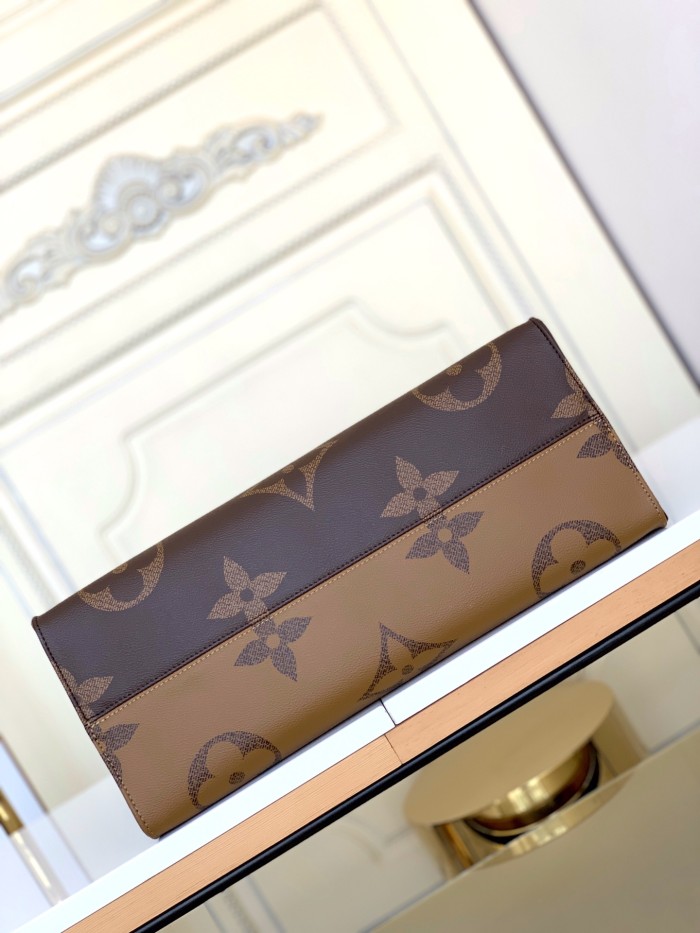 LOUIS VUITTON Onthego Monogram Giant Reverse Brown M44576 size 41*19*34 cm
