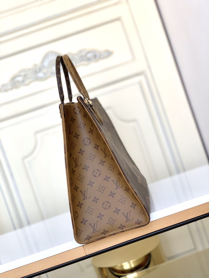 LOUIS VUITTON Onthego Monogram Giant Reverse Brown M44576 size 41*19*34 cm