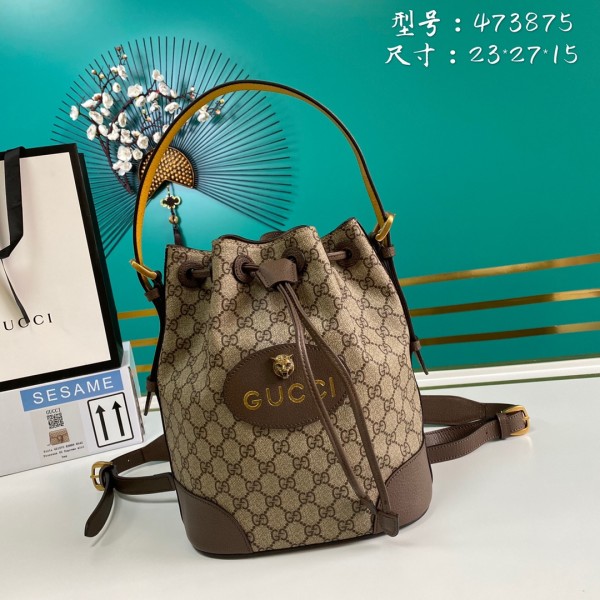  Handbag   Gucci    473875   size  23*27*15  cm