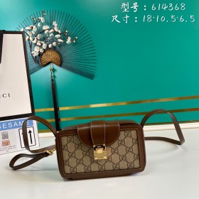  Handbag  Gucci  614368   size  18*10.5*6.5   cm