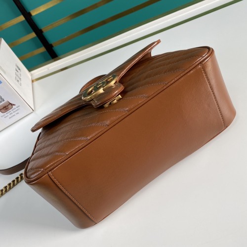  Handbag   Gucci  498110  size  27*19*10.5  cm