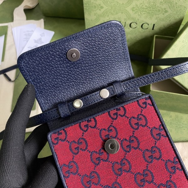  Handbag   Gucci  661109  size  11.5*18*3.5  cm