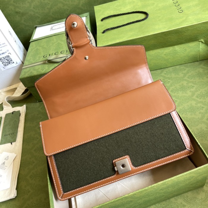  Handbag   Gucci  400249  size  28*17*9  cm