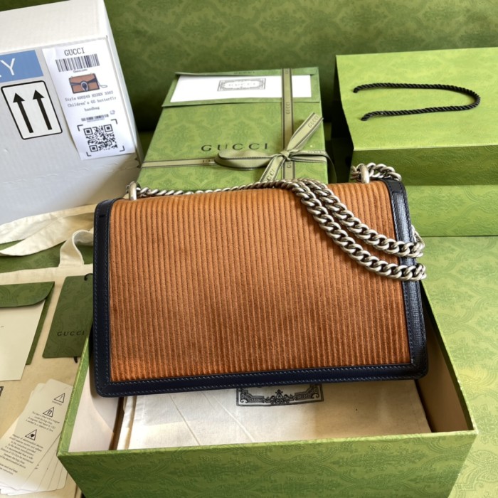  Handbag   Gucci   400249  size  28*17*9  cm