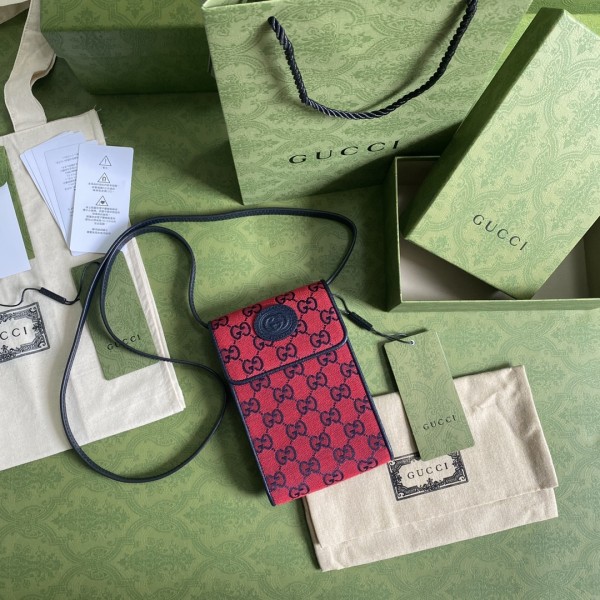  Handbag   Gucci  661109  size  11.5*18*3.5  cm