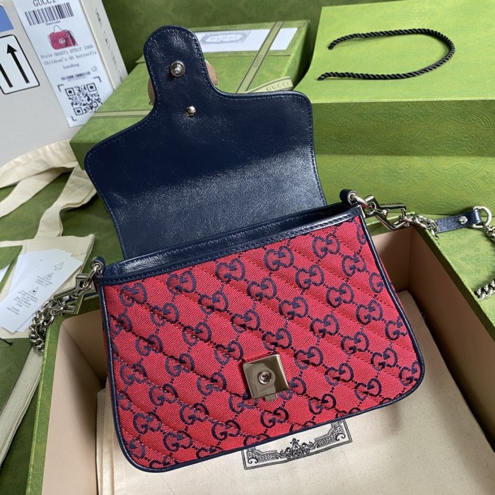  Handbag   Gucci  583571   size  20*15.5*8  cm