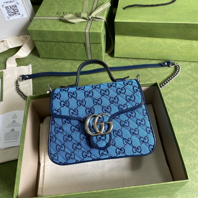  Handbag   Gucci  583571   size   20*15.5*8  cm
