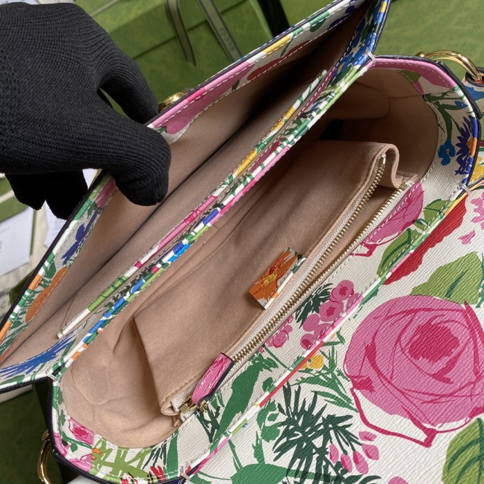  Handbag   Gucci  602204  size  25*18*8  cm 