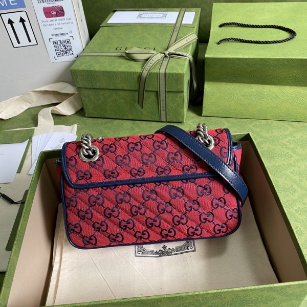  Handbag   Gucci  446744  size  22*13*6  cm 