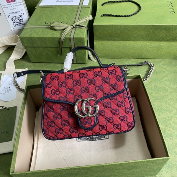  Handbag   Gucci  583571   size  20*15.5*8  cm