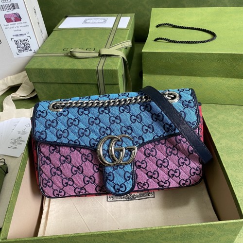  Handbag   Gucci  443497  size  26*15*7  cm