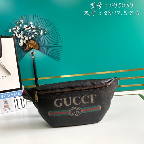  Handbag   Gucci   493869   size  28*17.5*7.6  size 