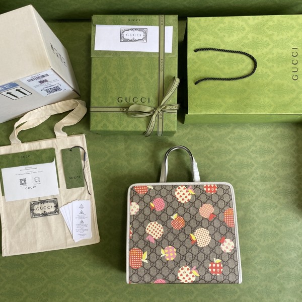  Handbag    Gucci   605614   size   28*26.5*9  cm