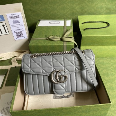  Handbag   Gucci  443497  size  26*15*7  cm