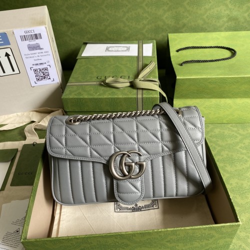  Handbag   Gucci  443497  size  26*15*7  cm