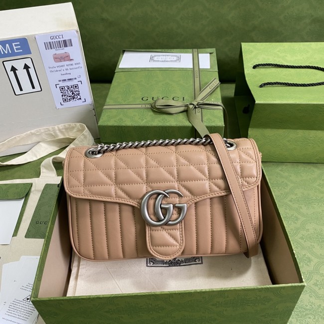  Handbag   Gucci  443497  size  26*15*7  cm