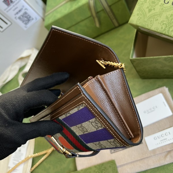  Handbag   Gucci  652681  size  19*10*3.5  cm 