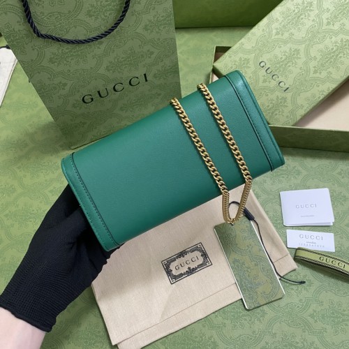  Handbag   Gucci  658243  size  19*10*3.5  cm