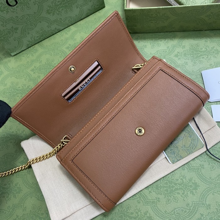  Handbag    Gucci  658243  size  19*10*3.5  cm