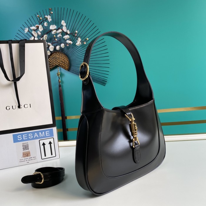 GUCCI Jackie 1961 Shoulder Bags 636709-10O0G-1000 size L27.5*W4*H19cm