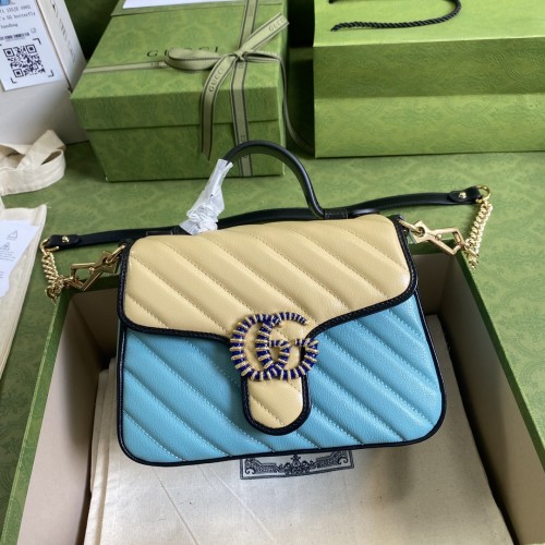  Handbag   Gucci  583571  size  21*15.5*8  cm